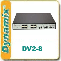 DYNAMIX   8  IP  c 2 Gigabit Ethernet   (RJ-45  SFP) : Dynamix DV2-8