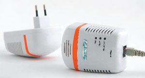   PowerLine 85 Mbps  : Dynamix Ethernet-to-PowerLine PL-E (85 Mb)