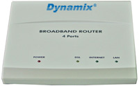 DYNAMIX Tiger 2Plus (4 LAN) - ADSL2+ модем / маршрутизатор с 4 Ethernet портами и поддержкой Firewall